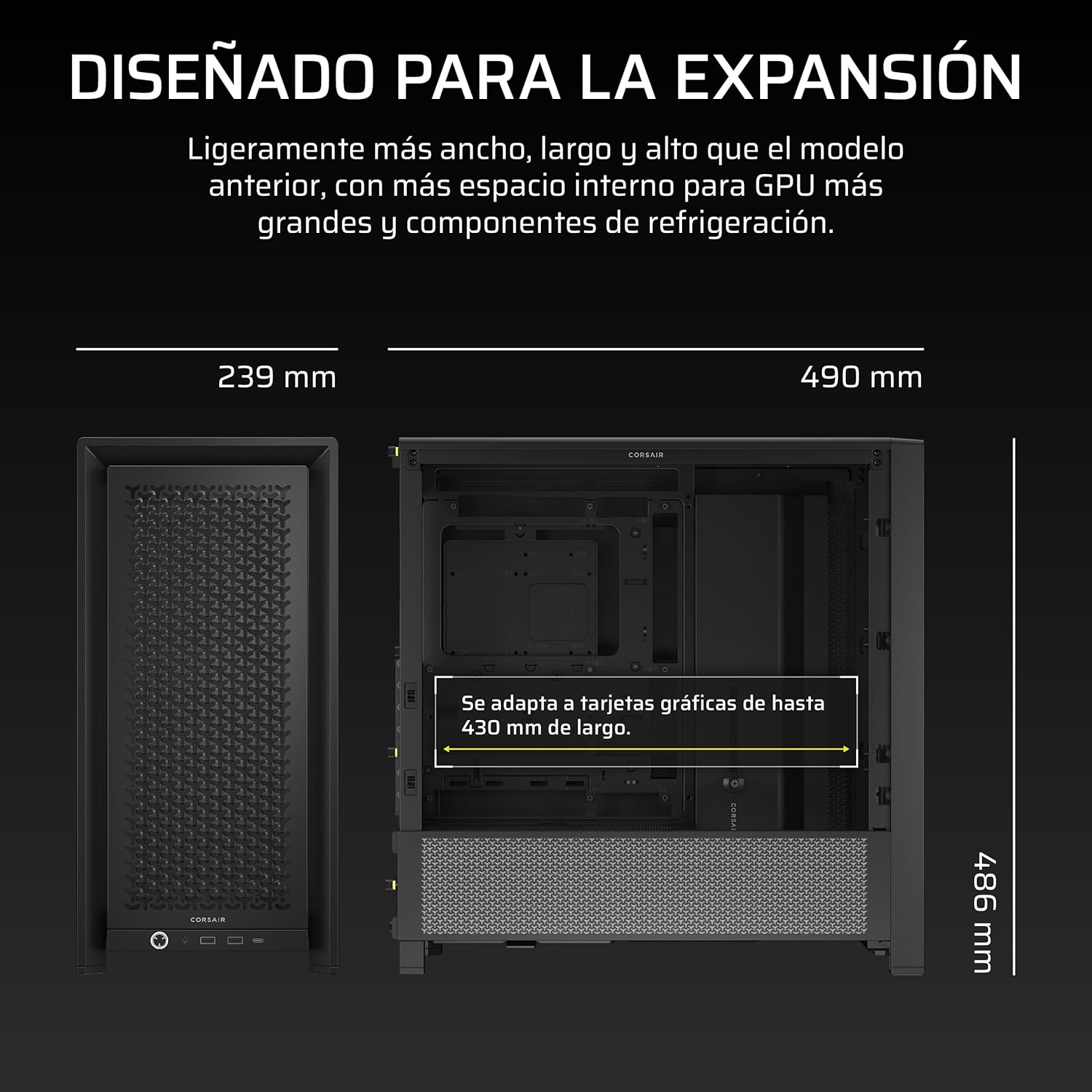 Gabinete Corsair Frame 4000D RS