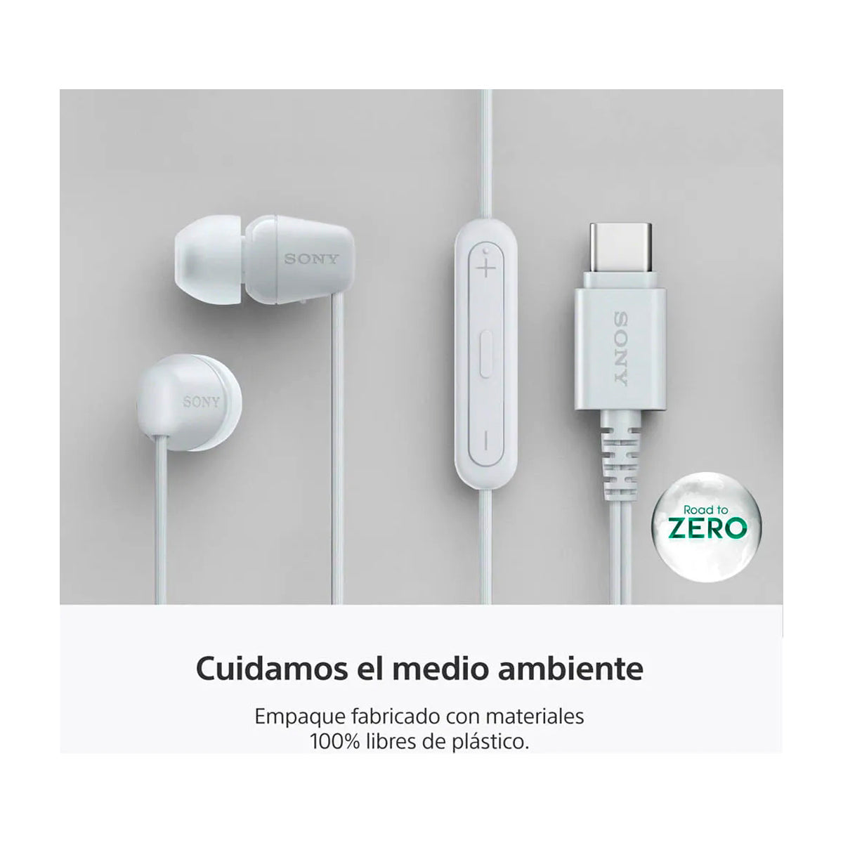 Sony IER-EX15C Audífonos de Cable | Blanco