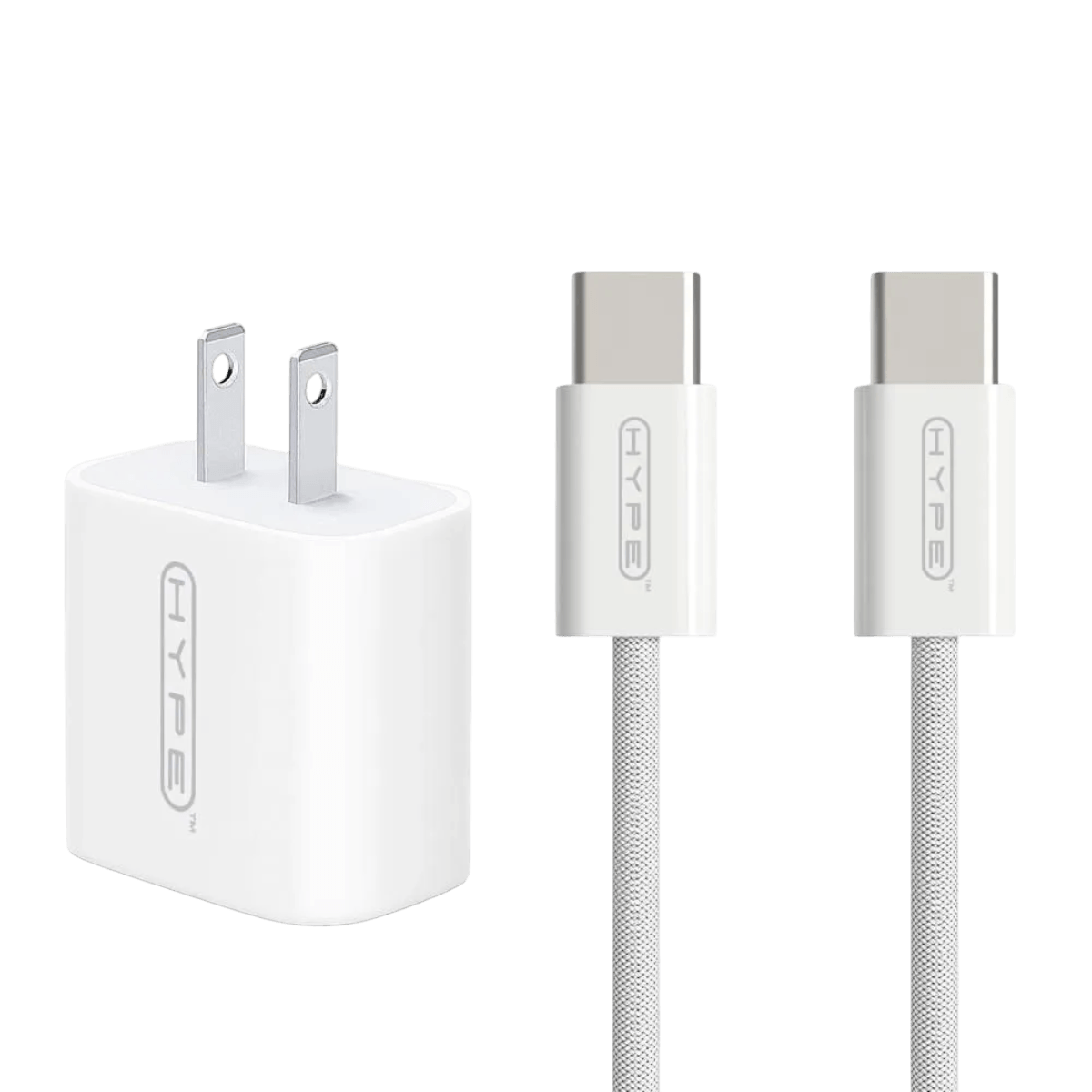 Kit HYPE Adaptador de Corriente USB-C 25W + Cable Tipo C Kit
