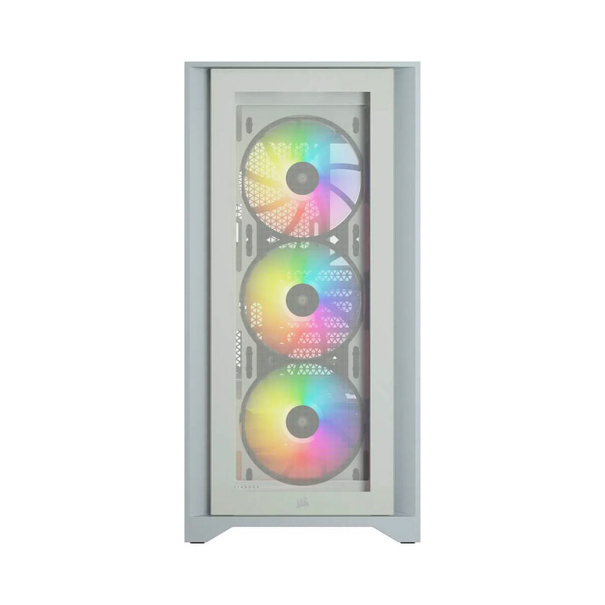 Corsair Gabinete ICUE 4000X RGB ATX Cristal sin Fuente