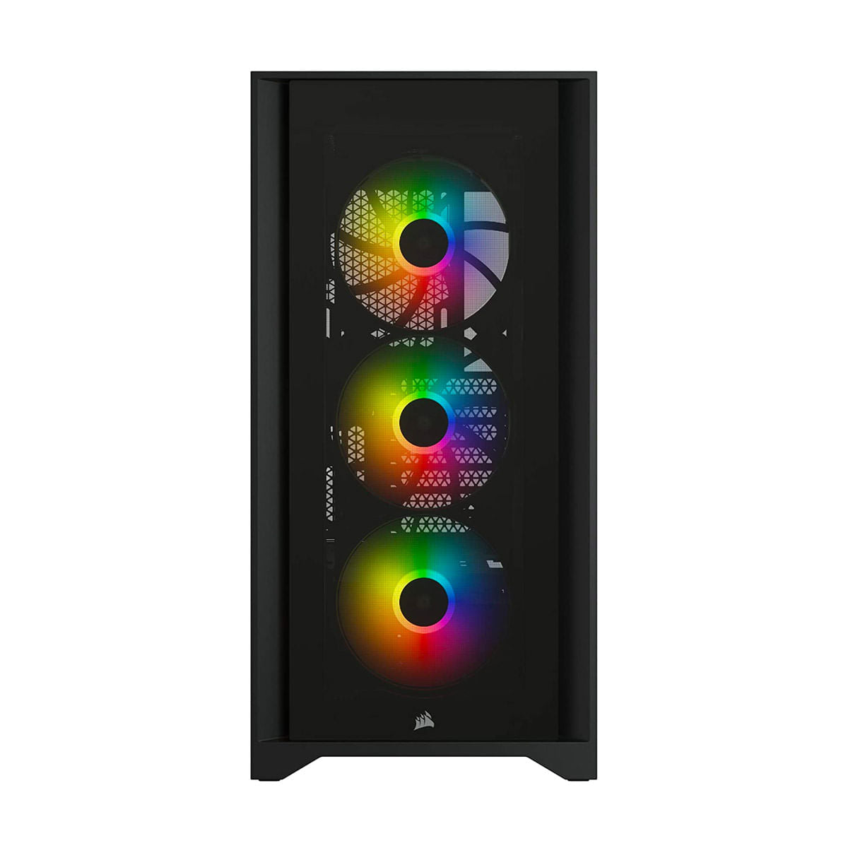 Corsair Gabinete ICUE 4000X RGB ATX Cristal sin Fuente