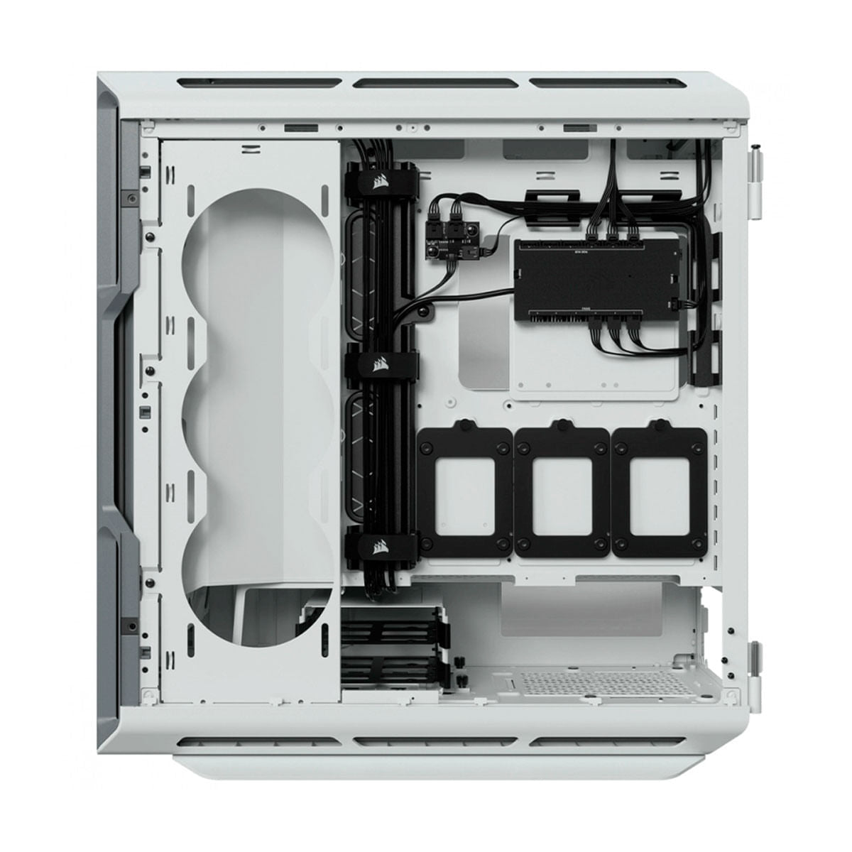 Corsair Gabinete ICUE 5000T ATX Mid Tower Cristal