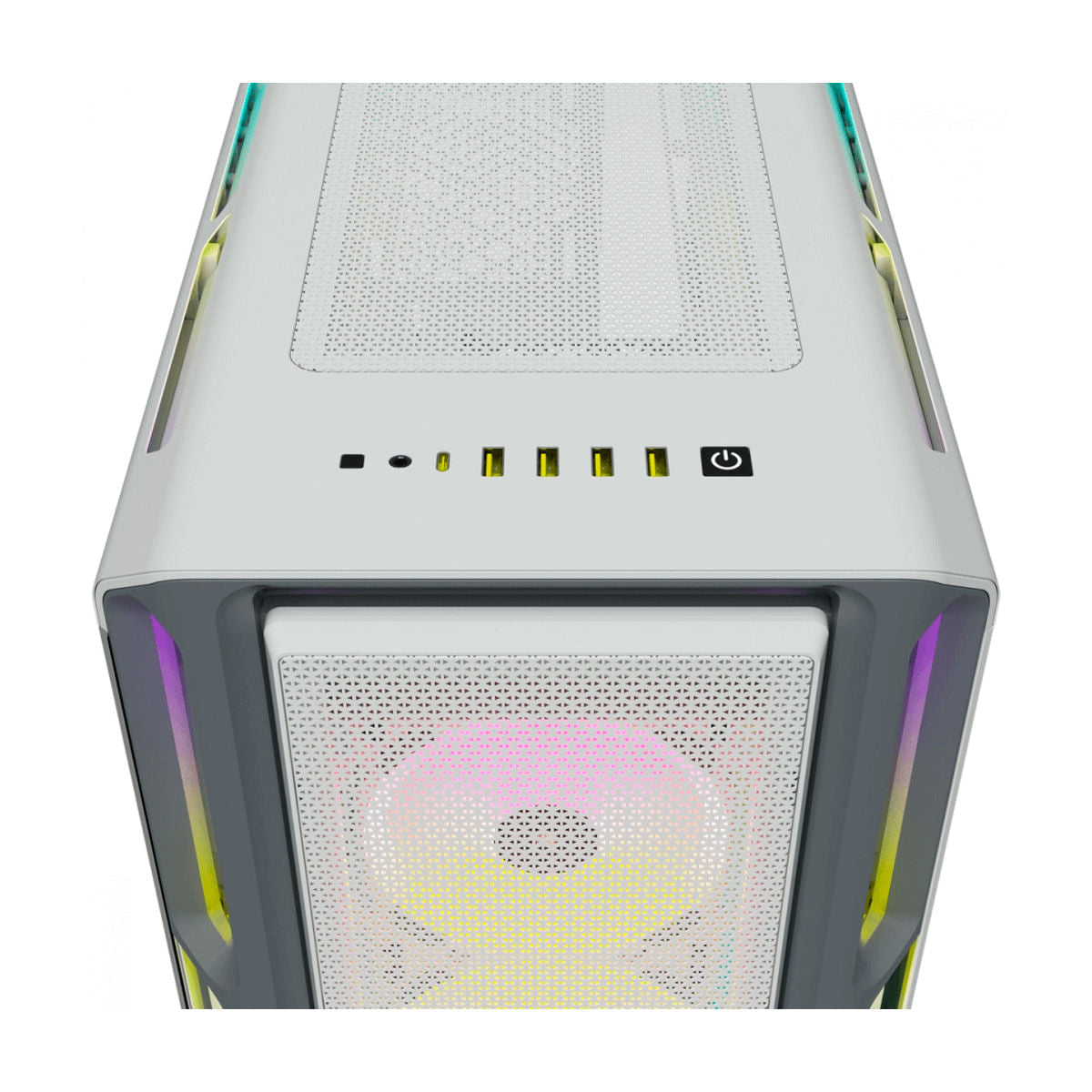 Corsair Gabinete ICUE 5000T ATX Mid Tower Cristal