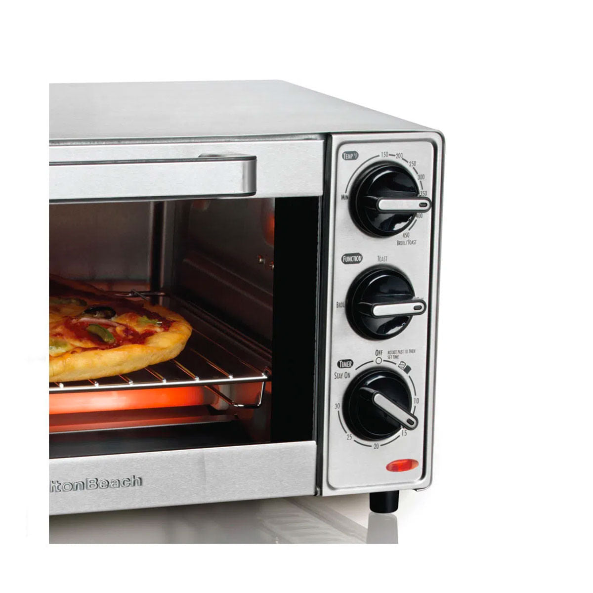 Hamilton Beach Horno Tostador Eléctrico Acero Inoxidable 31401 Plata