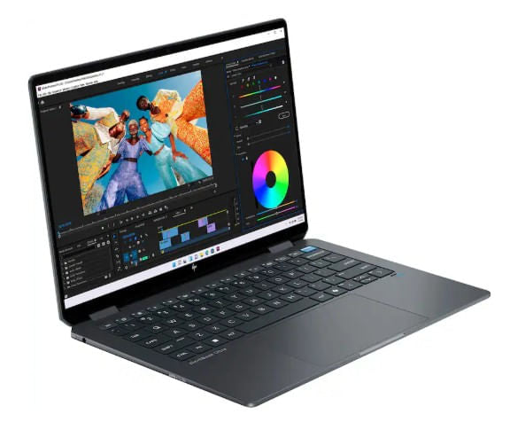 HP Laptop OmniBook X Flip 16" Core Ultra 7 256V 16GB RAM 1TB SSD Touch Win11 Gris