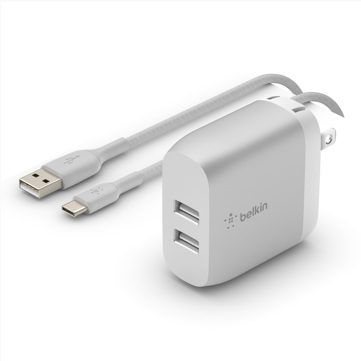 Cargador De Pared 2 Puertos USB C - USB A Belkin