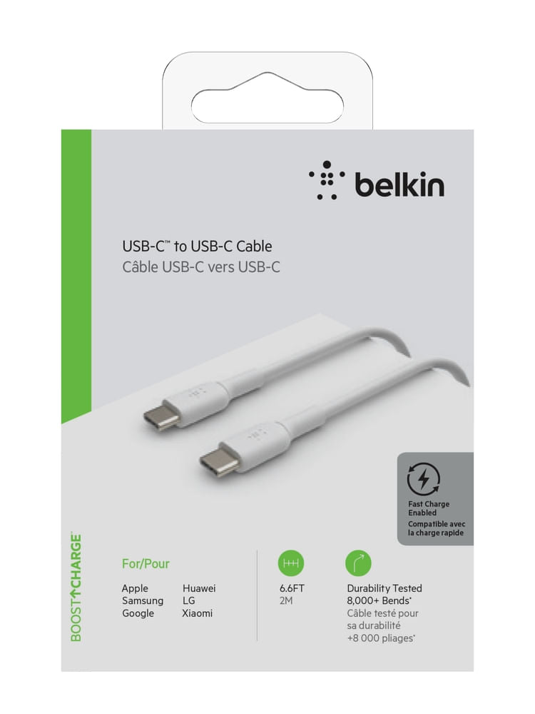 Cable tipo C de 2 Metros Belkin