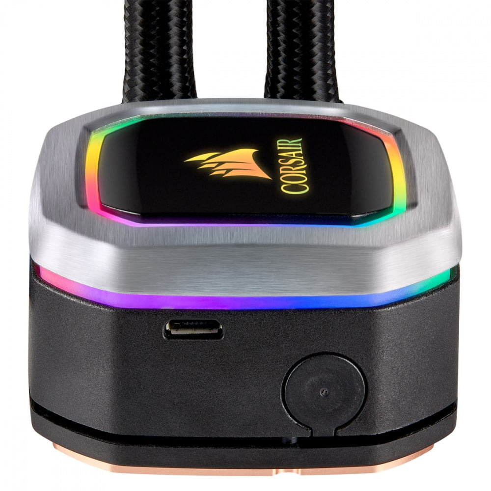 Enfriamiento Líquido Corsair H115i RGB Platinum 2 ventiladores PWM 2000RPM