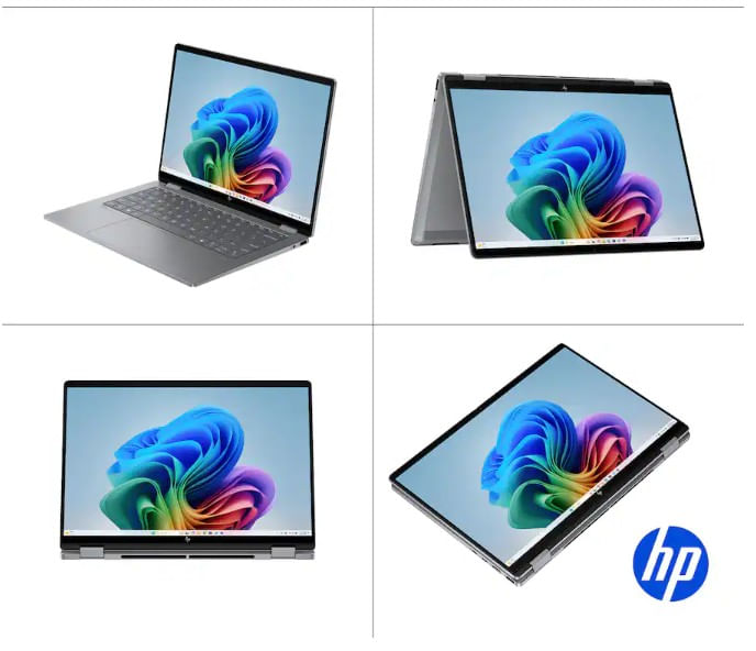 Laptop HP OmniBook X Flip 14" Ryzen AI 7 350 24GB RAM 1TB SSD Touch Win11