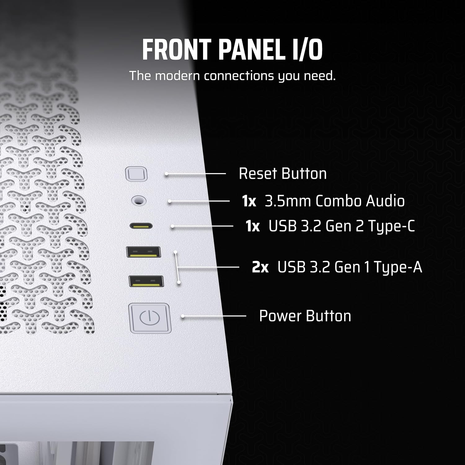 Gabinete Corsair Icue Link 3500X Blanco