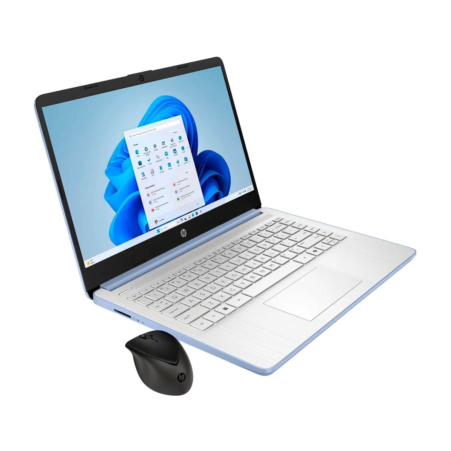 Bundle HP 14" Intel N150 4GB 128GB UFS W11 + HP Mouse Inalámbrico Comfort Grip