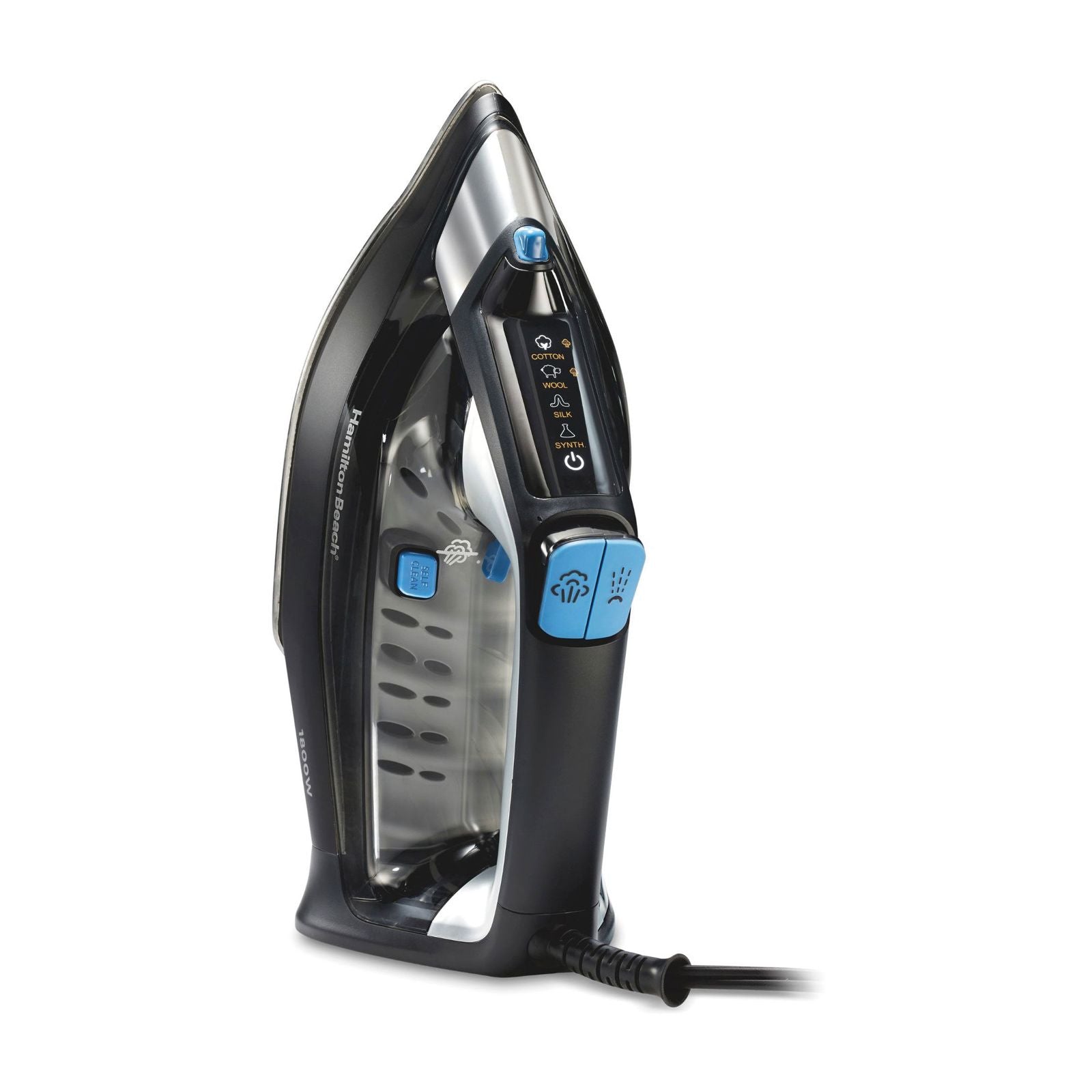 Hamilton Beach Plancha a Vapor FabricIQ 14950 Negro