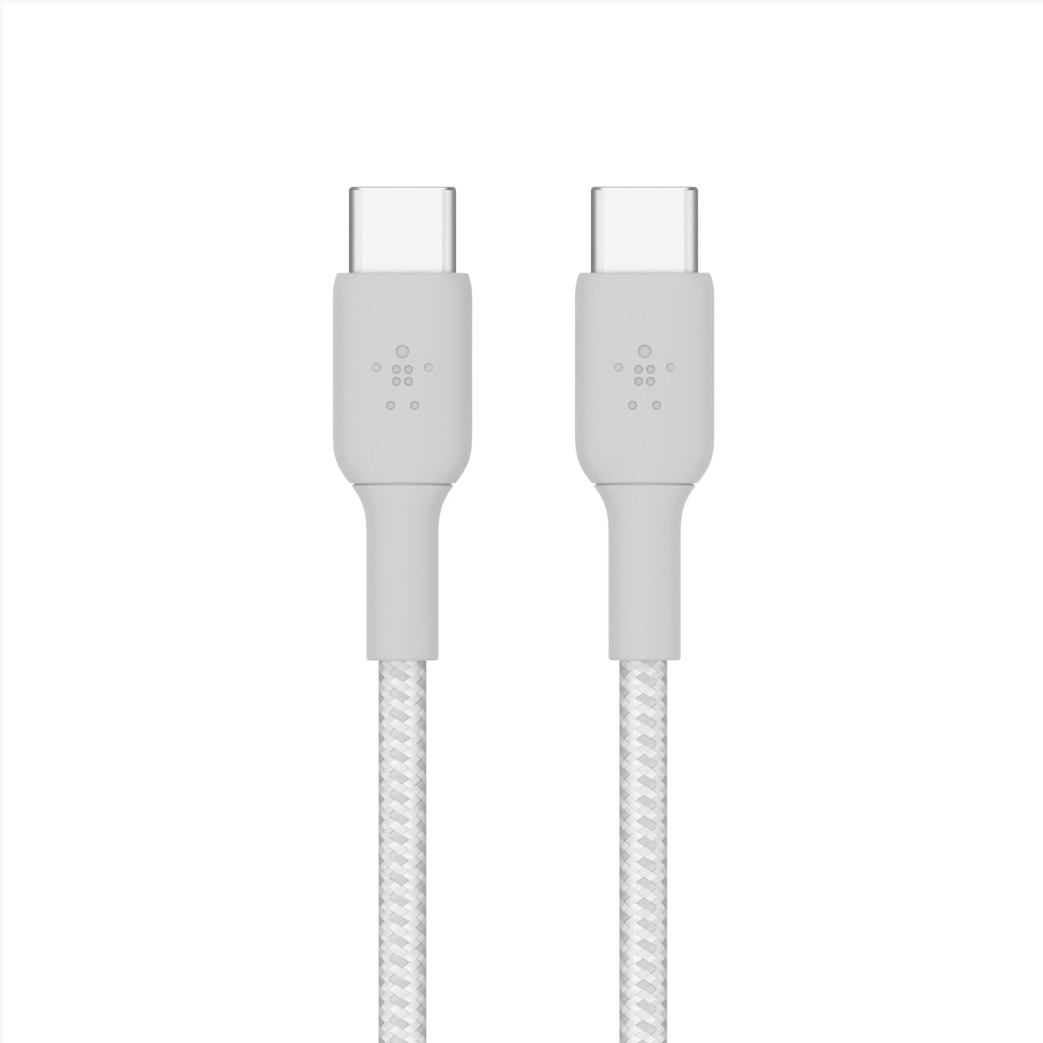 Cable Braided Belkin USB C a USB C Blanco