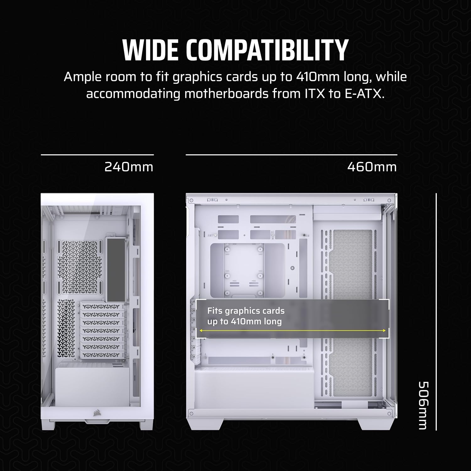 Gabinete Corsair Icue Link 3500X Blanco