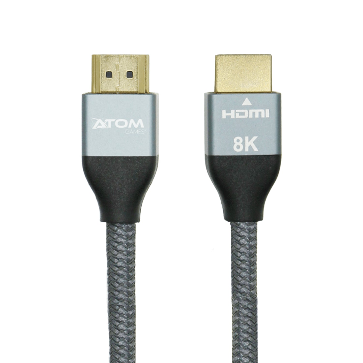 Cable HDMI 2.1 8K Alta Resolución De 4m Gris Atom Games