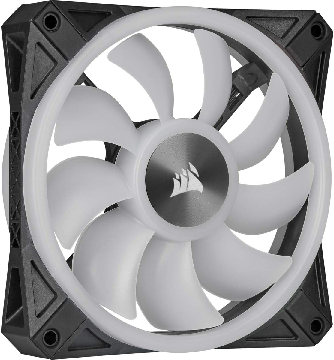 Ventilador Corsair iCUE QL120 RGB; 120mm; 1500RPM; PWM - 3 Piezas; incluye Lighting Node Core