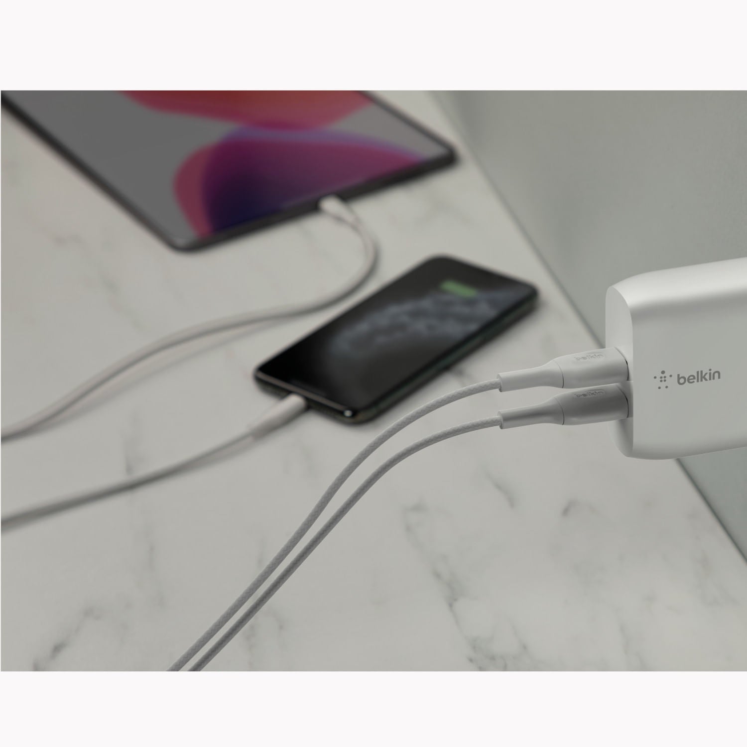 Cargador De Pared 2 Puertos USB C - USB A Belkin