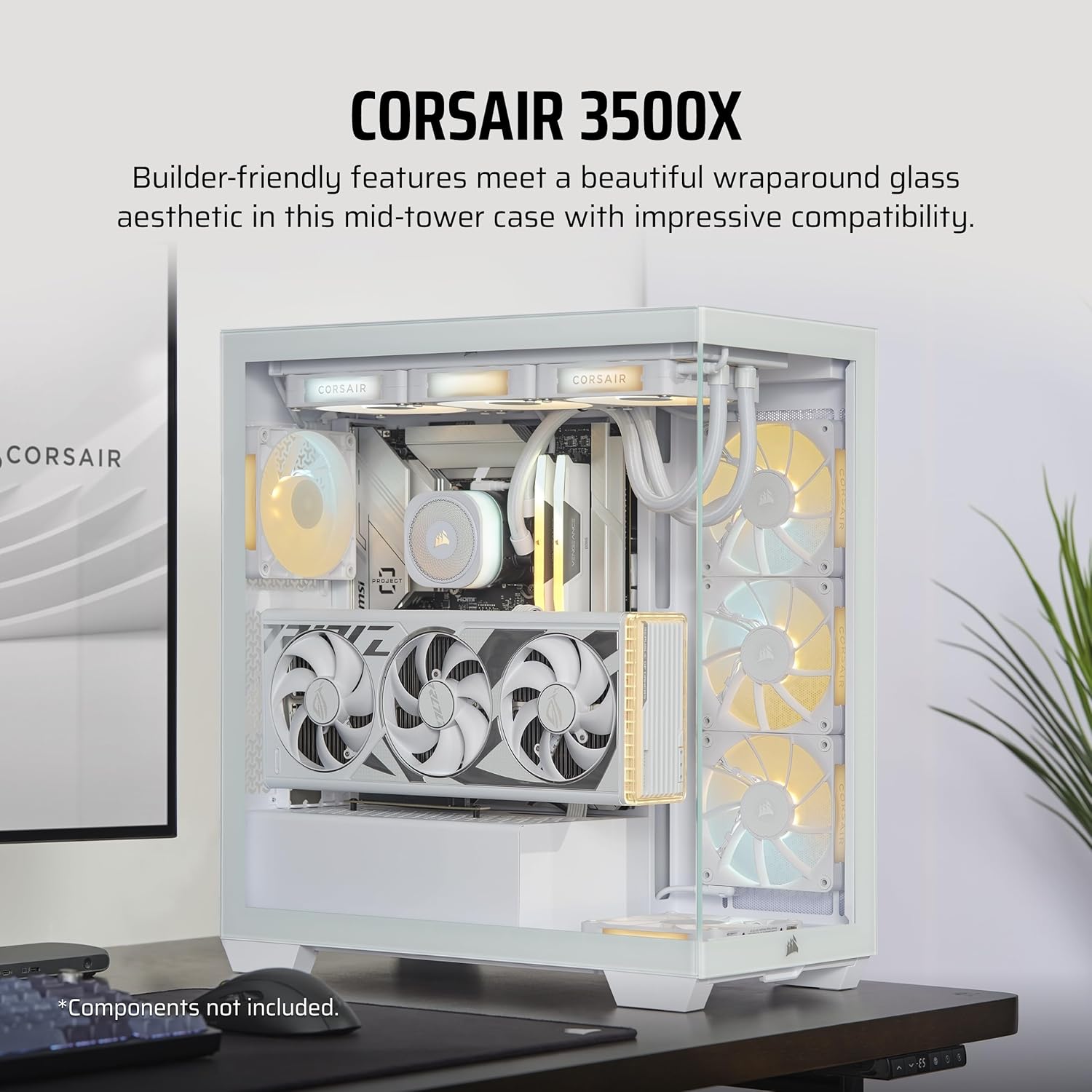 Gabinete Corsair Icue Link 3500X Blanco