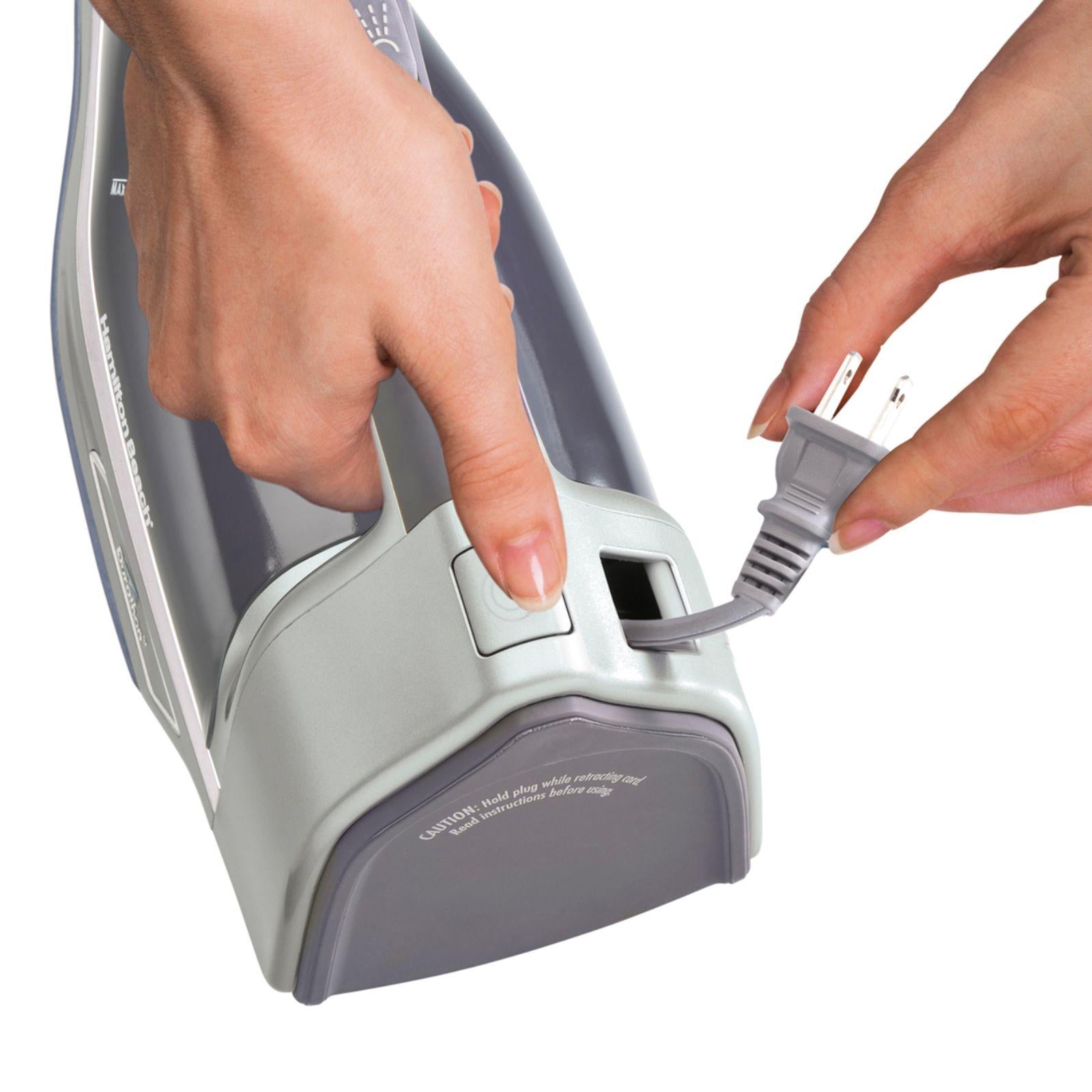 Hamilton Beach Plancha a Vapor Durathon 19901 Gris/Azul