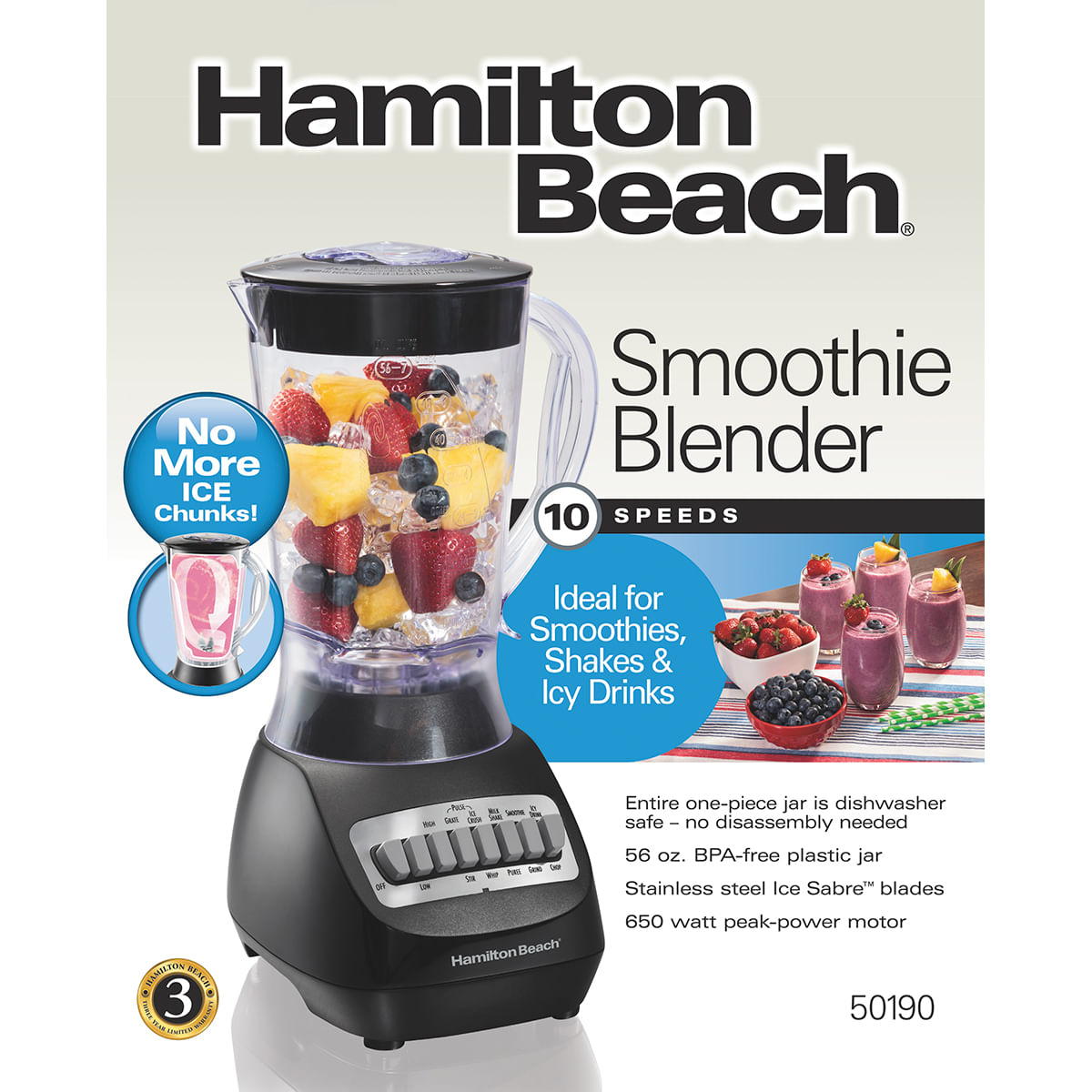 Licuadora Hamilton Beach 50190JG