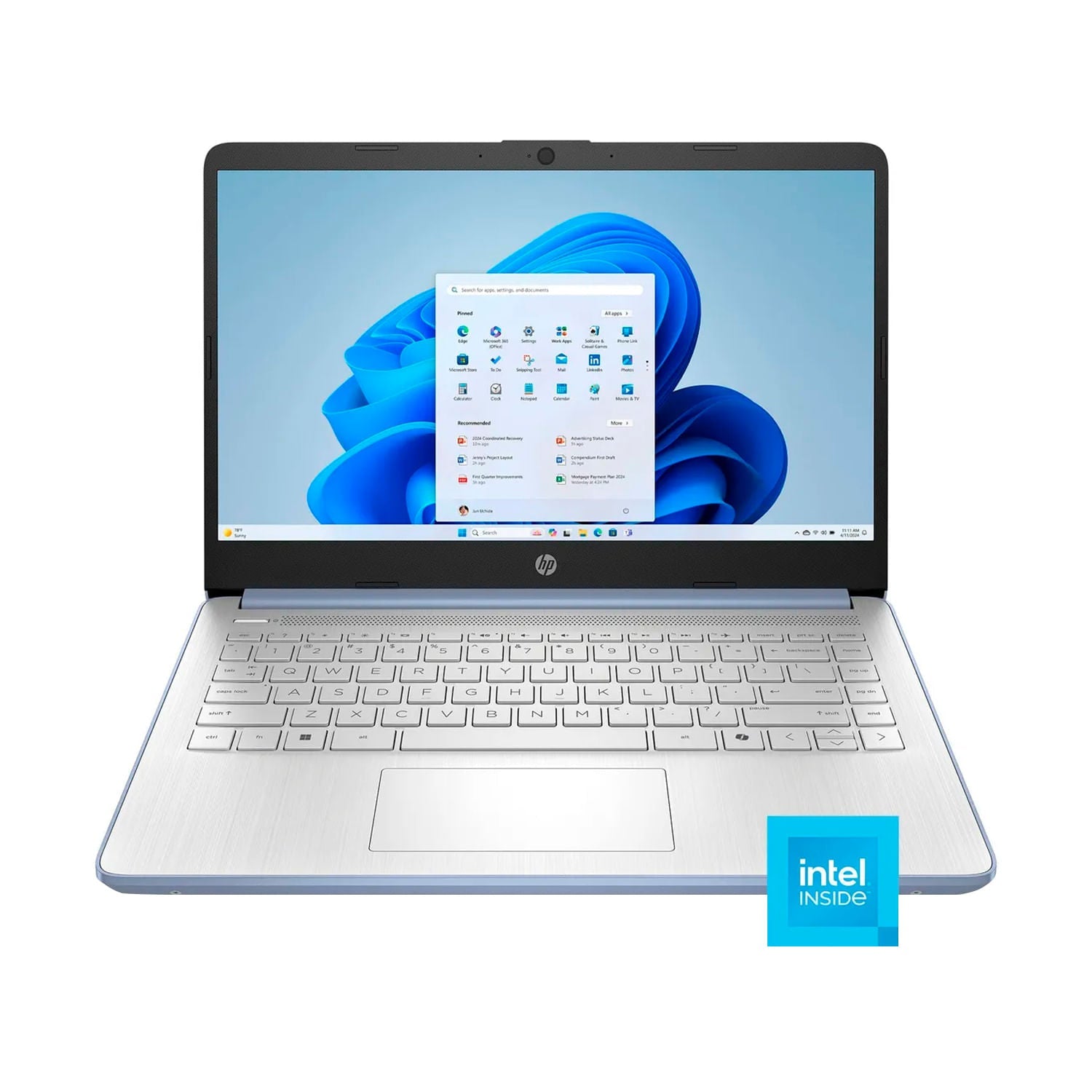 Bundle HP 14" Intel N150 4GB 128GB UFS W11 + HP Mouse Inalámbrico Comfort Grip