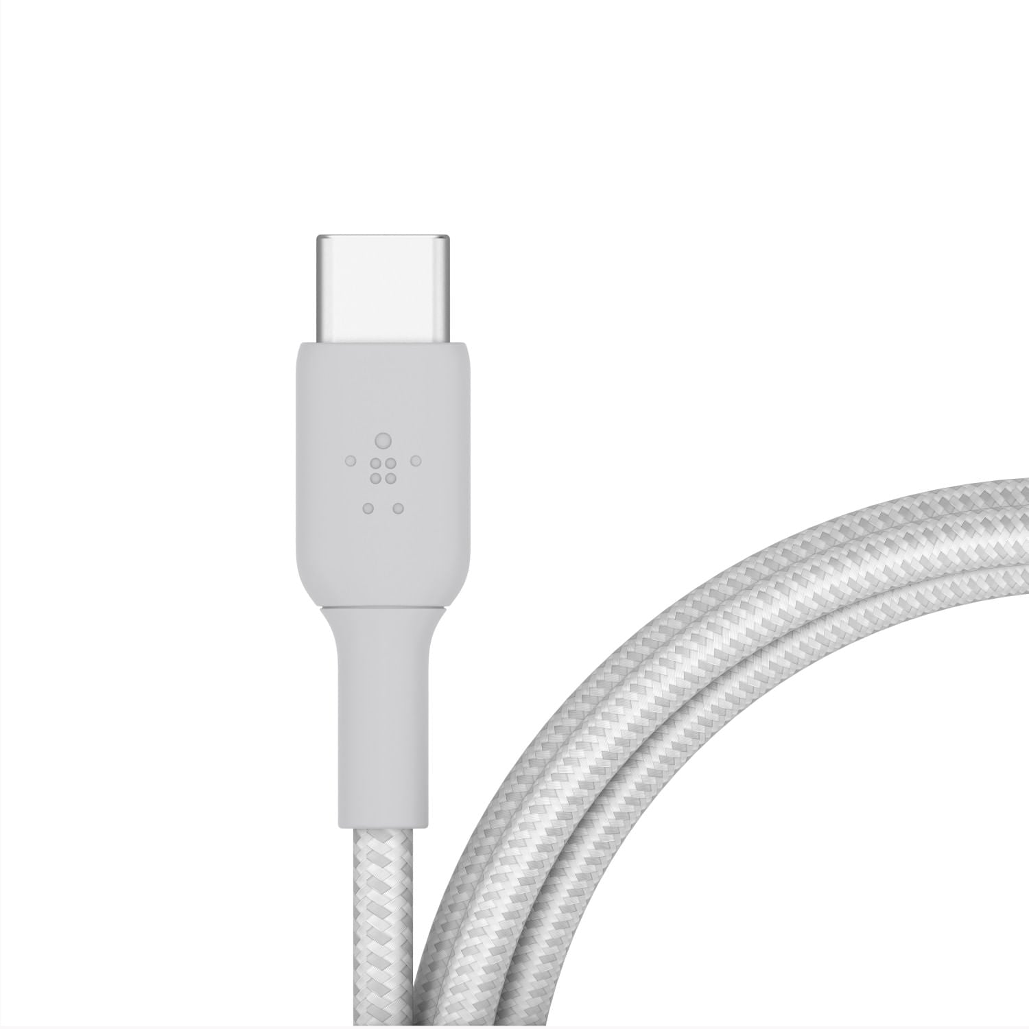 Cable Braided Belkin USB C a USB C Blanco