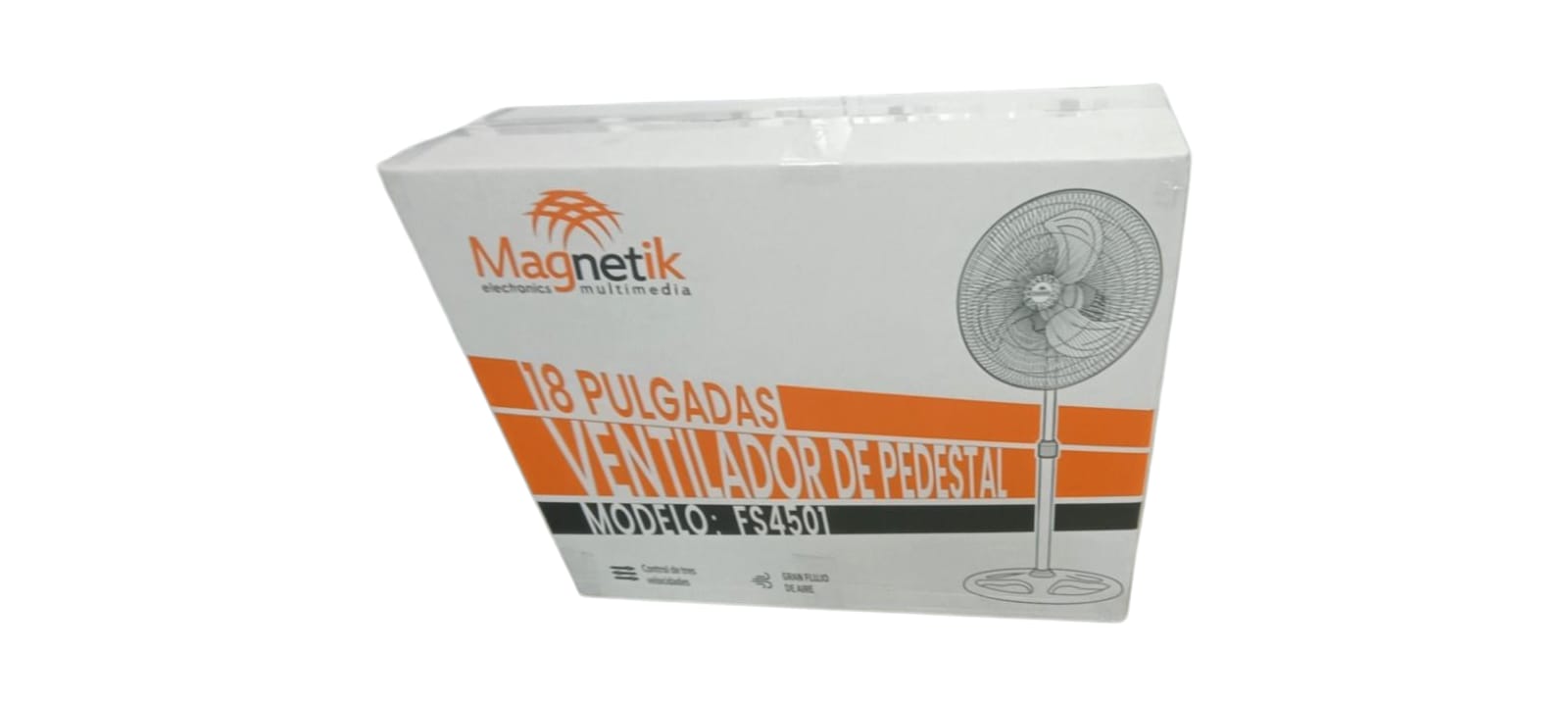 Ventilador de Pedestal 18" Magnetik FS4501 Negro