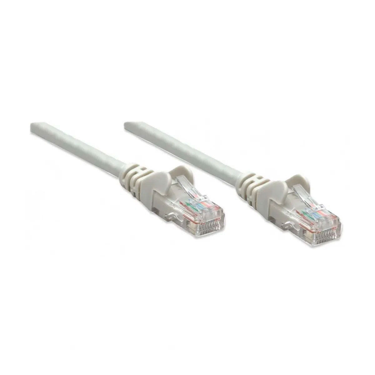 Intellinet Cable de red Cat5e, UTP RJ-45 Macho a RJ-45 Macho Gris