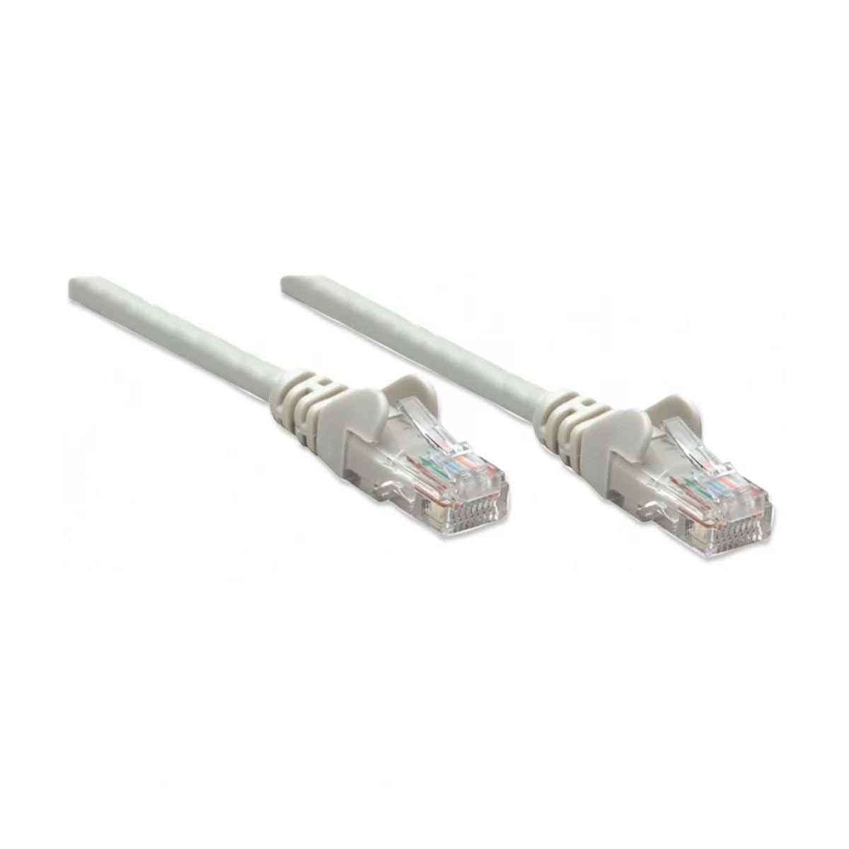Intellinet Cable de red Cat5e, UTP RJ-45 Macho a RJ-45 Macho Gris