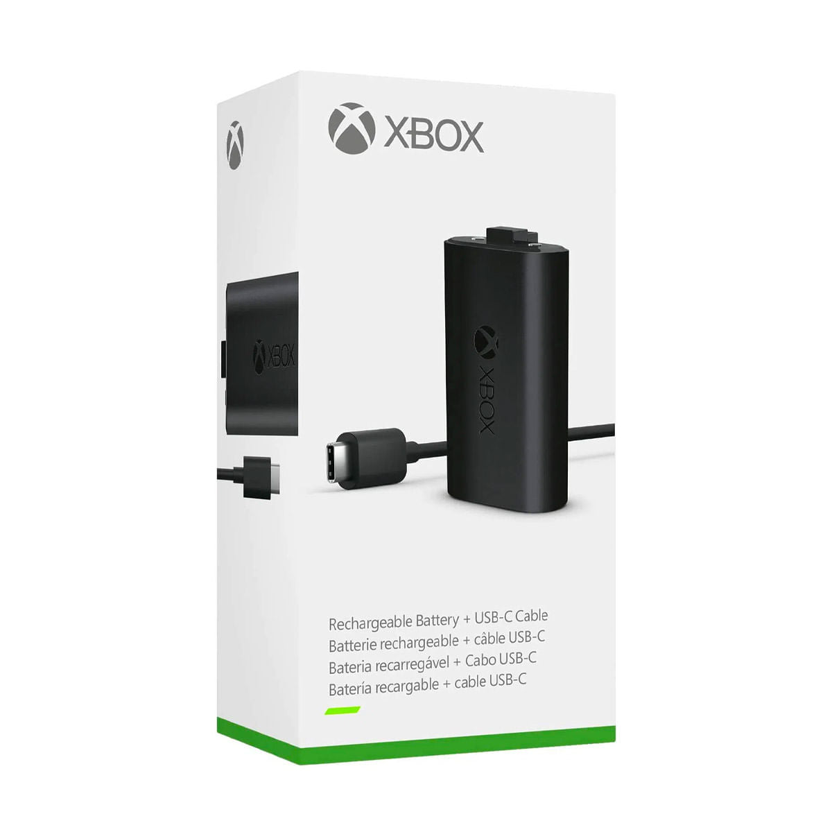 Xbox Carga y Juega Kit de Batería Recargable + Cable USB-C Negro